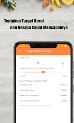 Hitung Kalori  Aplikasi Diet android App screenshot 3
